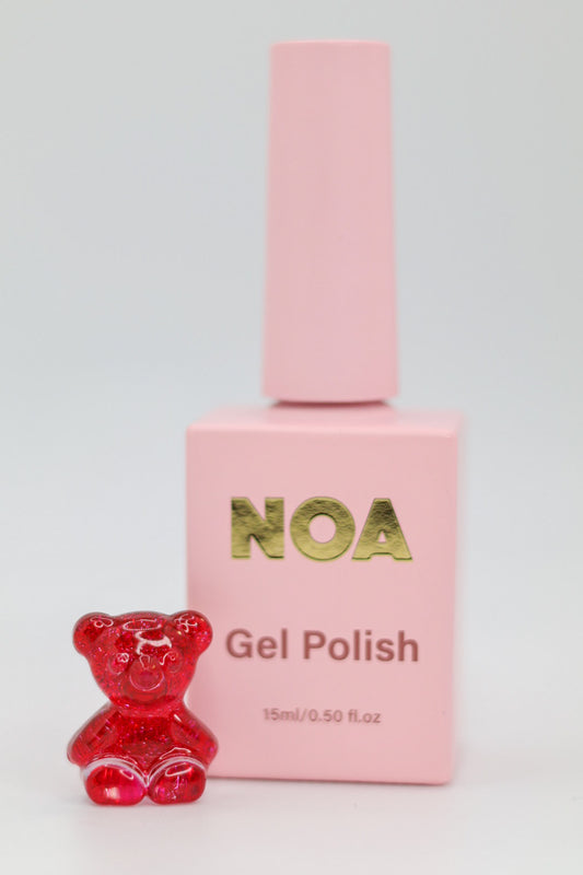 NOA Gel Polish 04 - Ruby Stardust